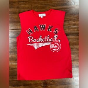 Atlanta Hawks Basketball Muscle T-shirt Size Small NWT